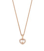Rose Gold And Diamond Happy Diamonds Icons Pendant
