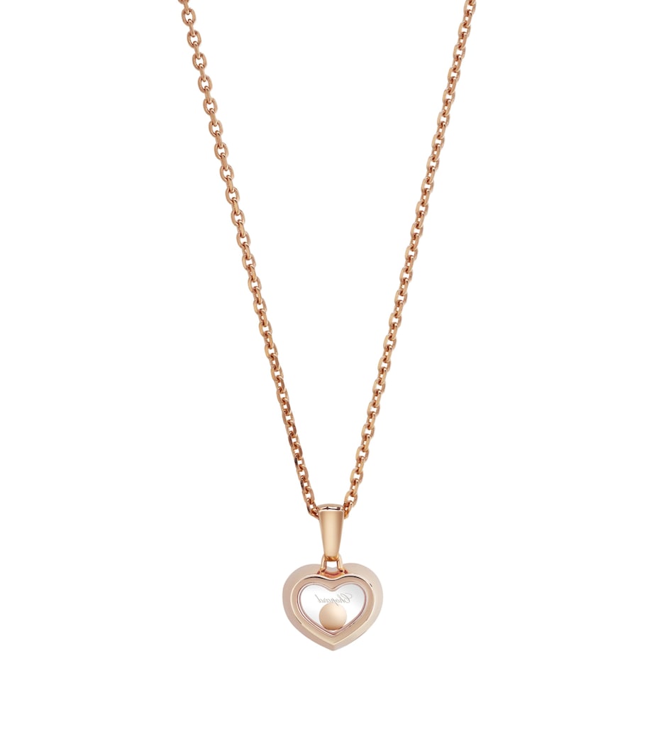 Rose Gold And Diamond Happy Diamonds Icons Pendant