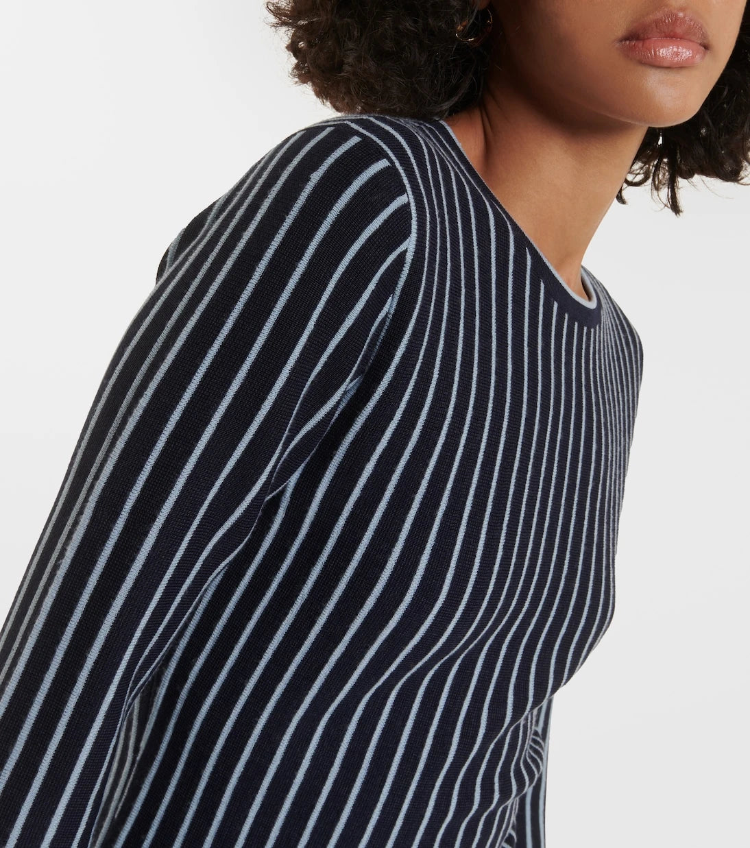 Gabriela Hearst - Lorcan striped wool and silk top