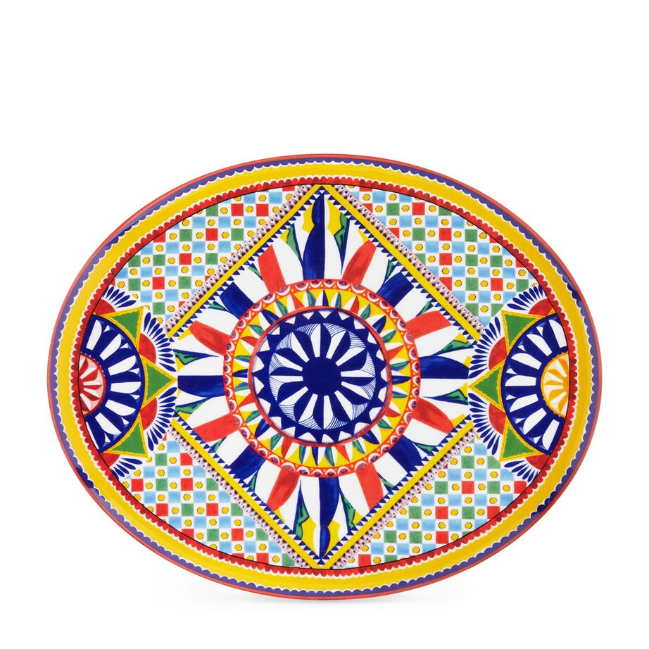 Dolce & Gabbana Casa Carretto Serving Plate (45.5cm)