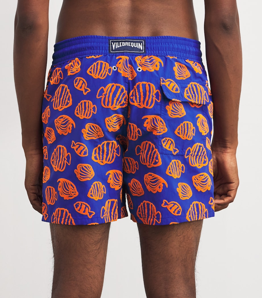 Fish Print Moorea Swim Shorts
