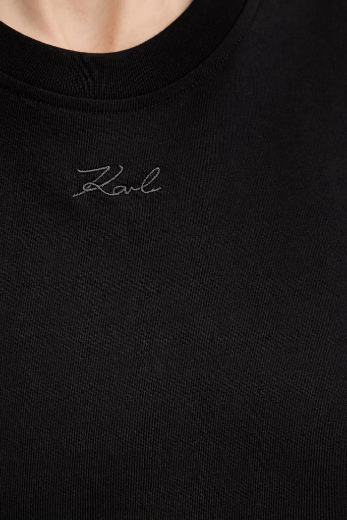 Karl Lagerfeld тениска basic дамска памучна