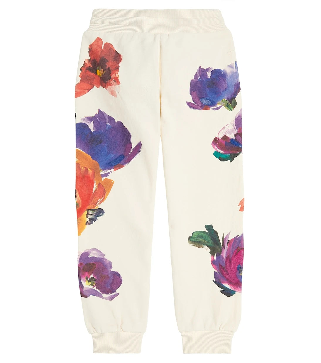 Dolce&Gabbana Kids - Floral cotton jersey sweatpants