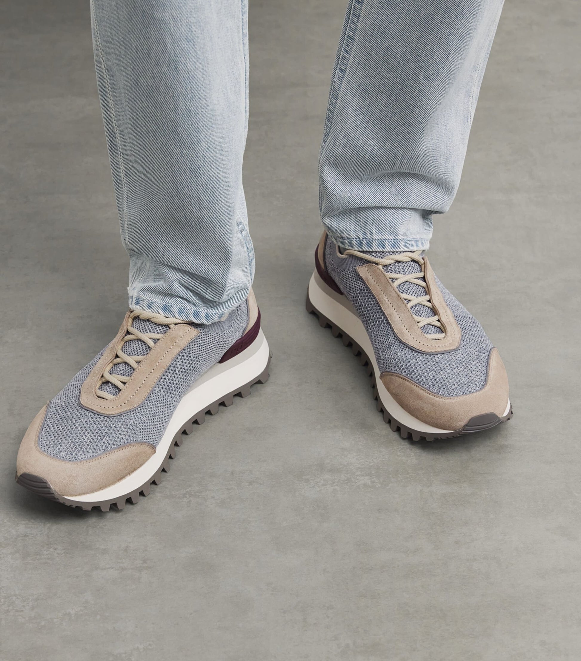 Knitted Low-Top Sneakers