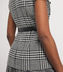 Multi Houndstooth Tailored Midi Dress