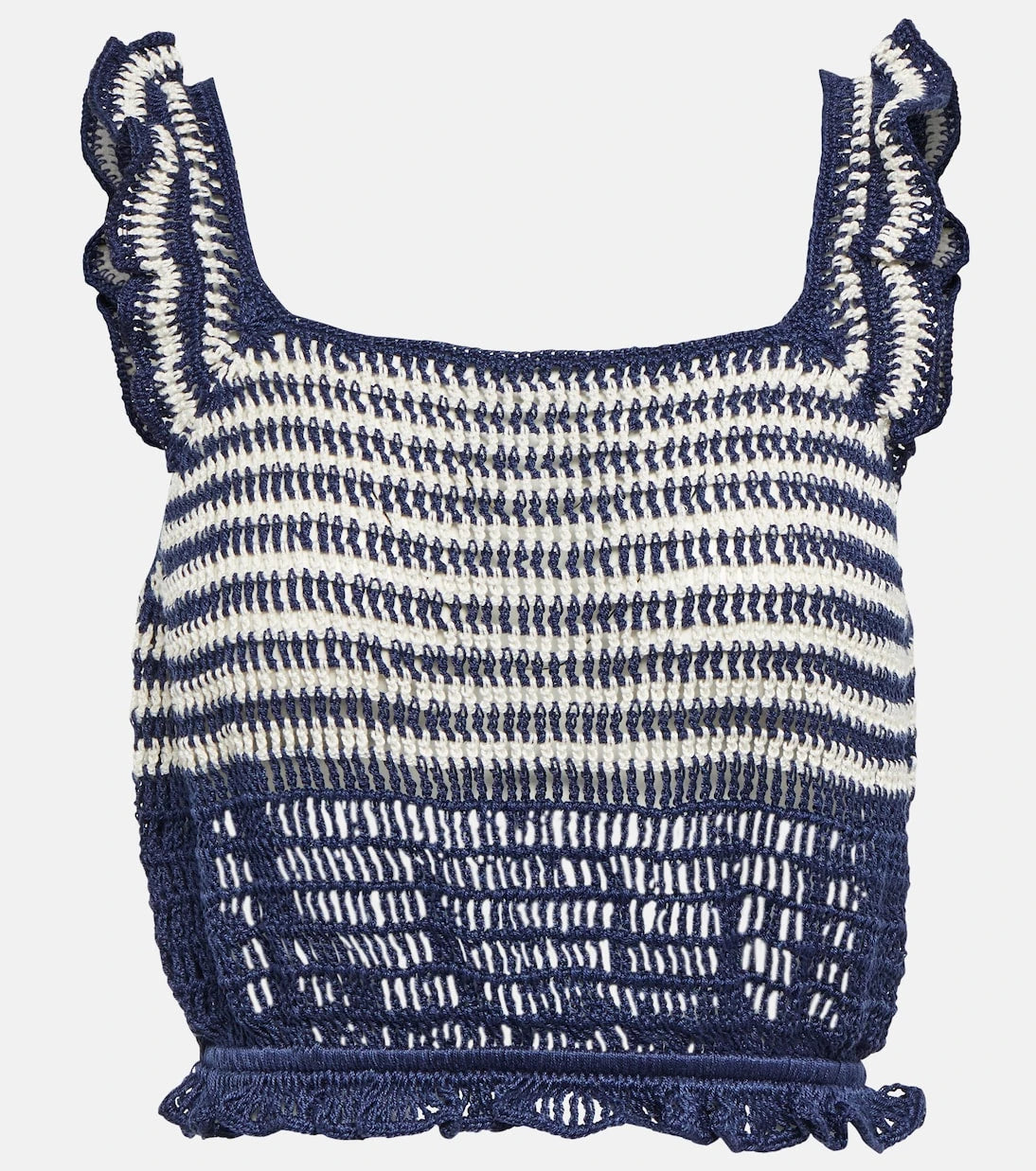 Anna Kosturova - Striped crochet top