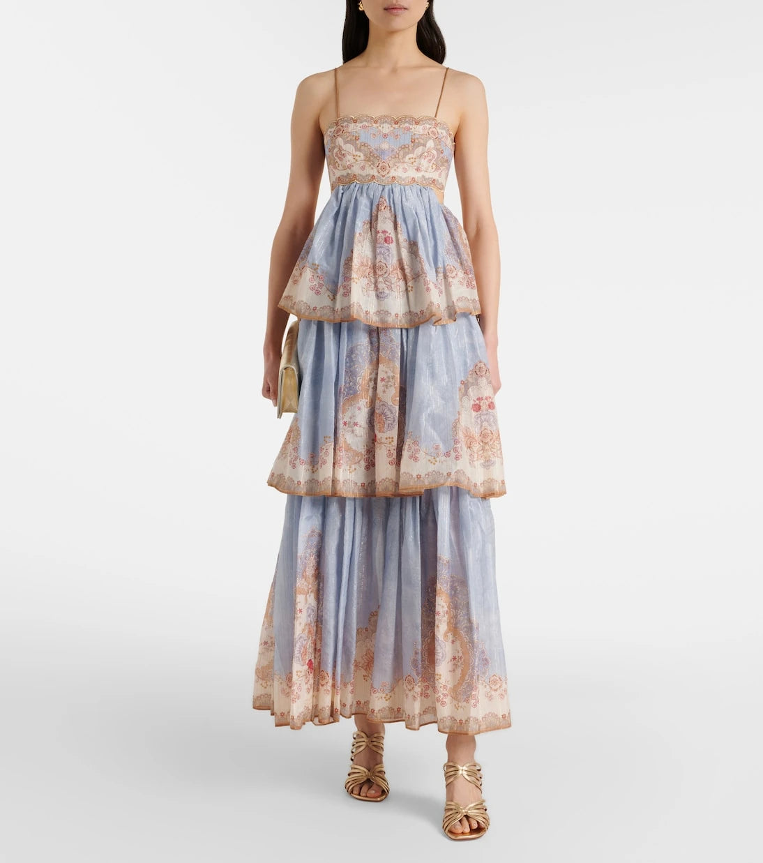 Zimmermann - Daylight floral tiered maxi dress