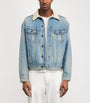 Joret Corduroy-Trim Denim Jacket LIGHT INDIGO