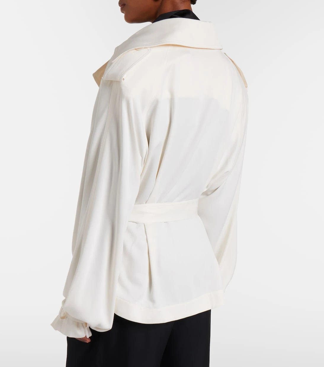 The Frankie Shop - Elva cropped trench coat