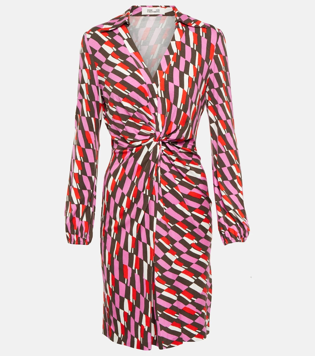 Diane von Furstenberg - Printed wrap minidress