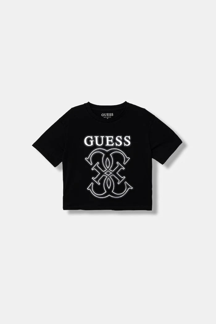 Детска памучна тениска Guess