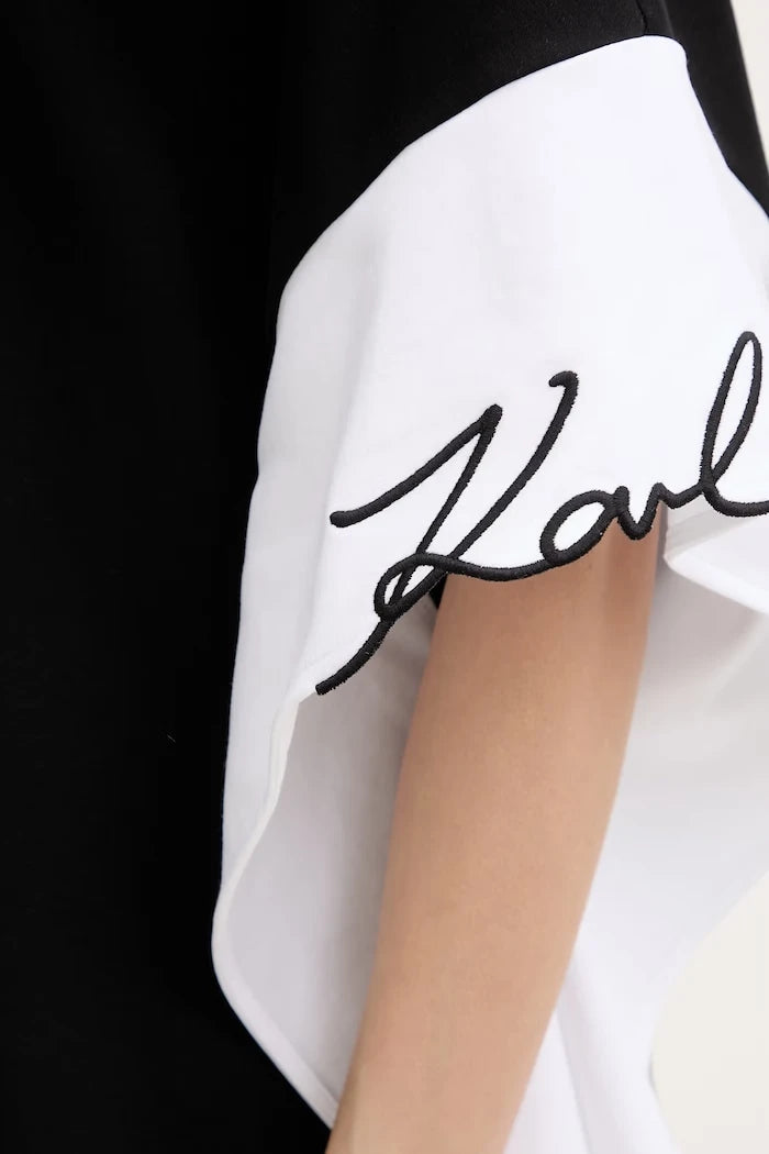 Karl Lagerfeld kadın pamuklu tişört