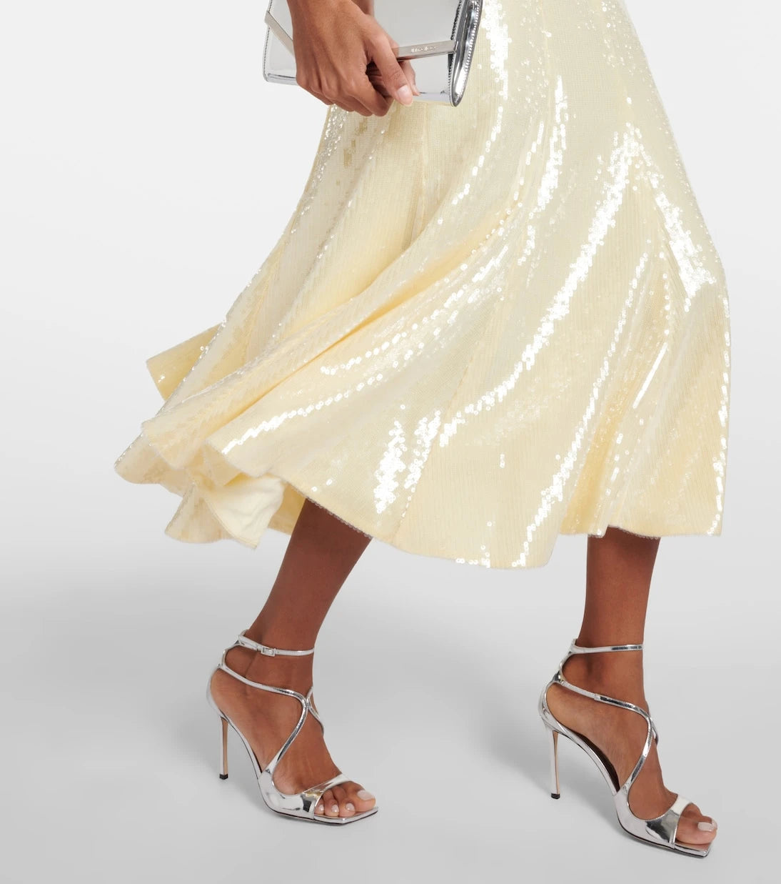 Roland Mouret - Sequined flared midi dress
