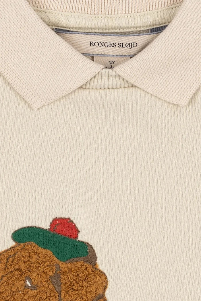Konges Sløjd çocuk pamuklu SPOTTY SWEAT SHIRT GOTS