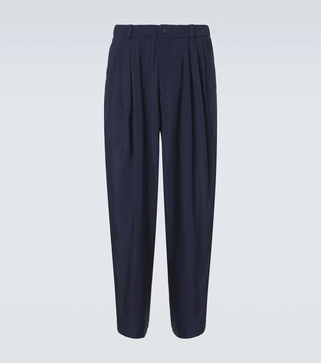 Giorgio Armani - Pleated twill tapered pants