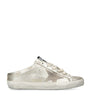 Gold Leather Super Star Sabot Low-Top Sneakers