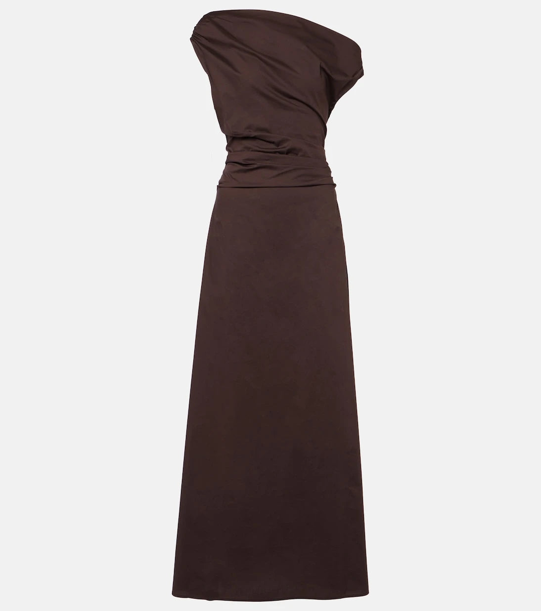Staud - Phare one-shoulder cotton maxi dress