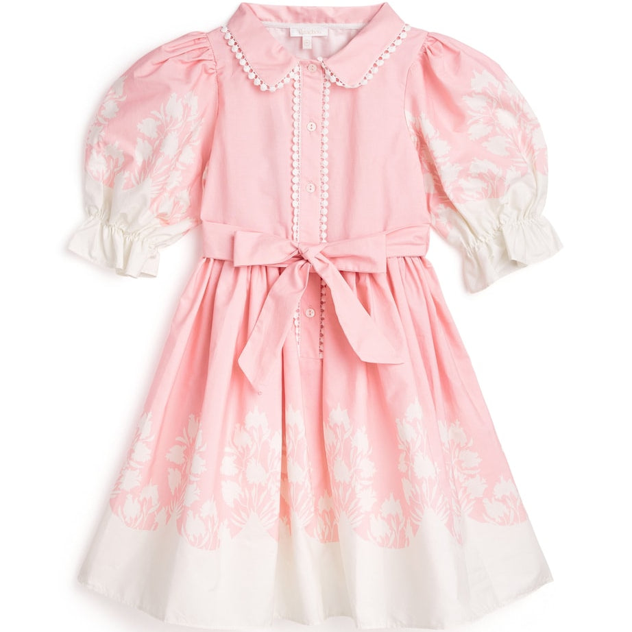 Patachou Cotton Floral Dress (3-14 Years)