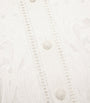Alice+Olivia White Cotton Loryn Embroidered Blose