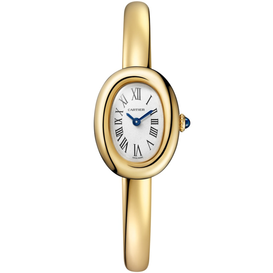 Mini Yellow Gold Baignoire Watch 18.7mm (Size 16)