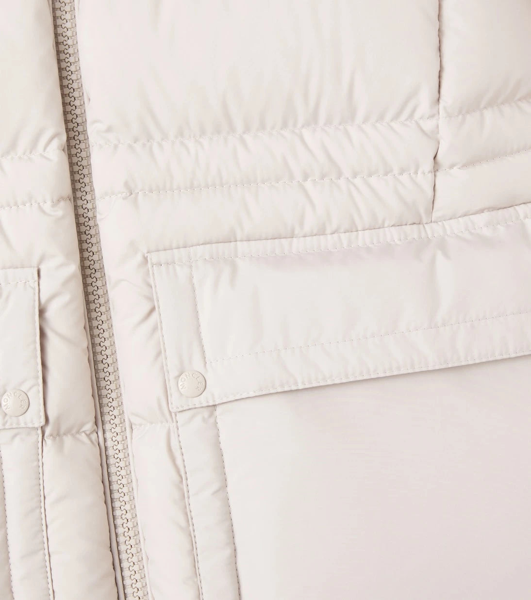 Moncler Enfant - معطف ايرما المنتفخ المزين بالصوف