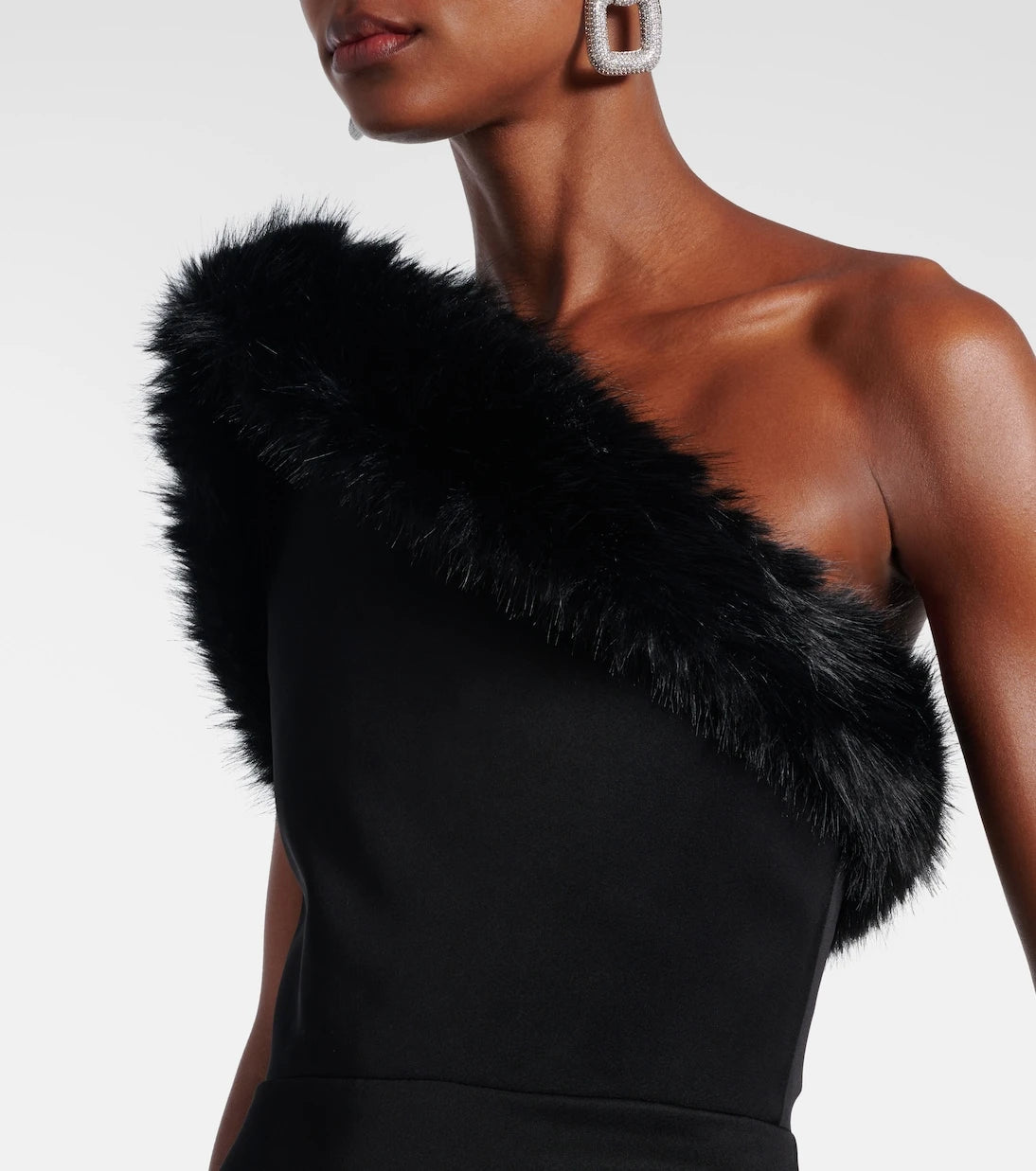 David Koma - One-shoulder bustier gown