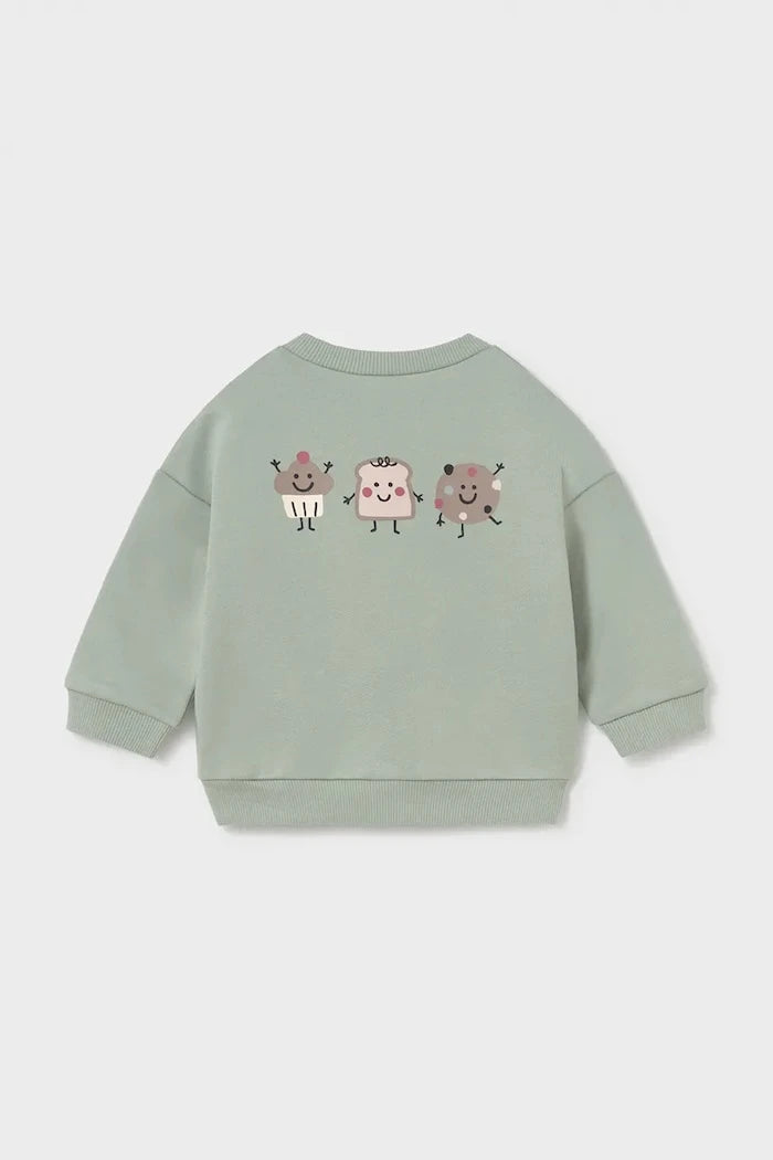 Mayoral Newborn суичър за бебе с памук
