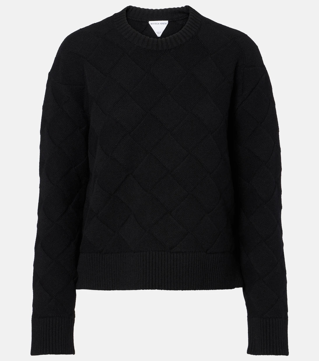 Bottega Veneta - سترة إنترتشيو صوفية مخلوطة