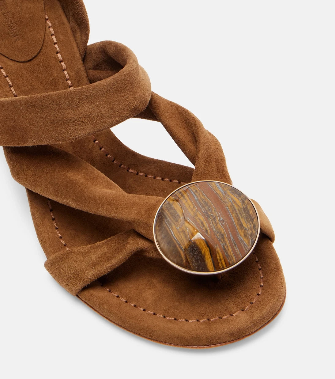 Christopher Esber - Doma embellished suede sandals
