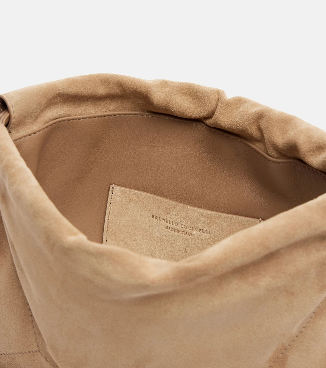 Brunello Cucinelli - Mellow Small suede shoulder bag