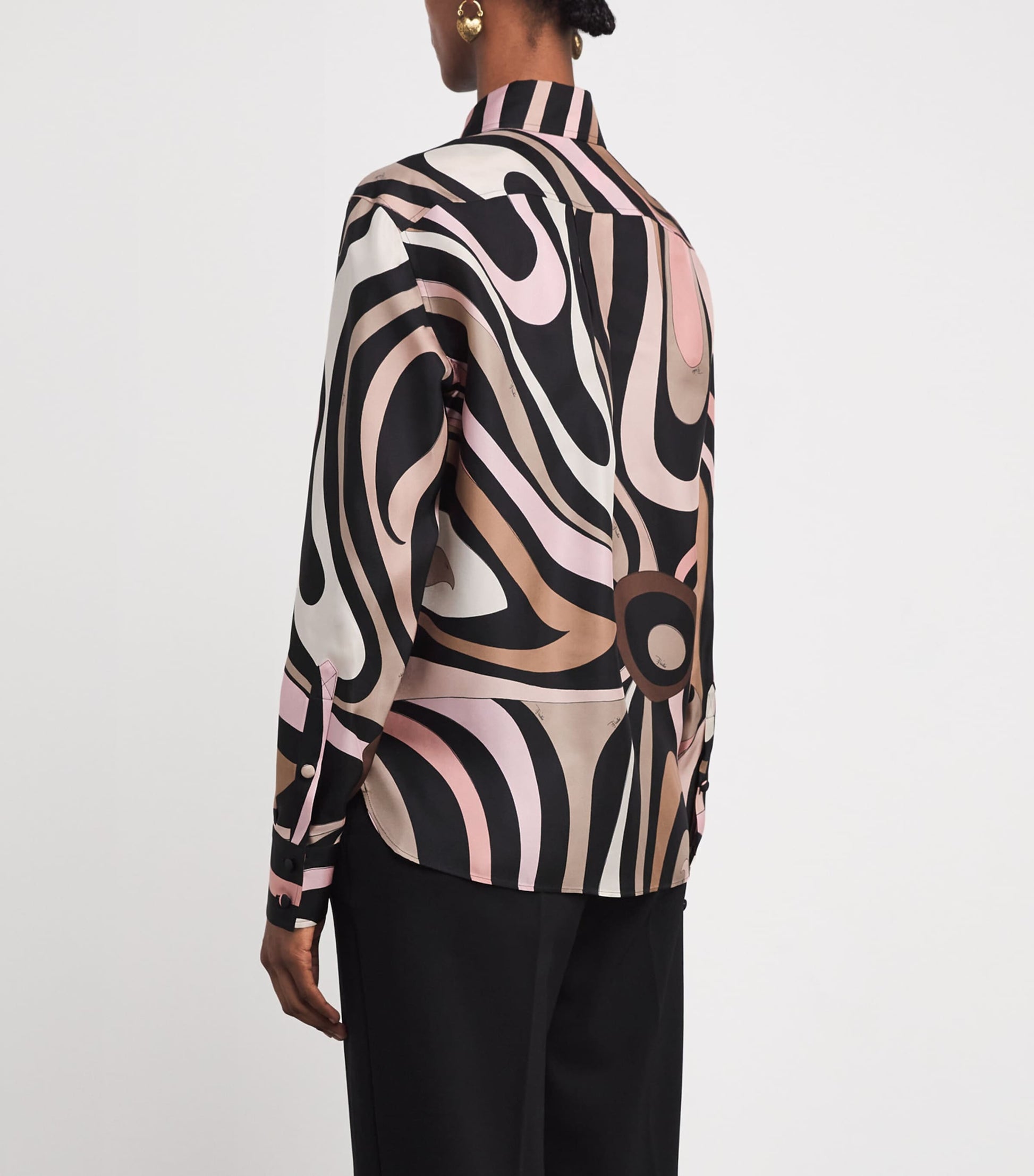 Multi Silk Printed Blouse