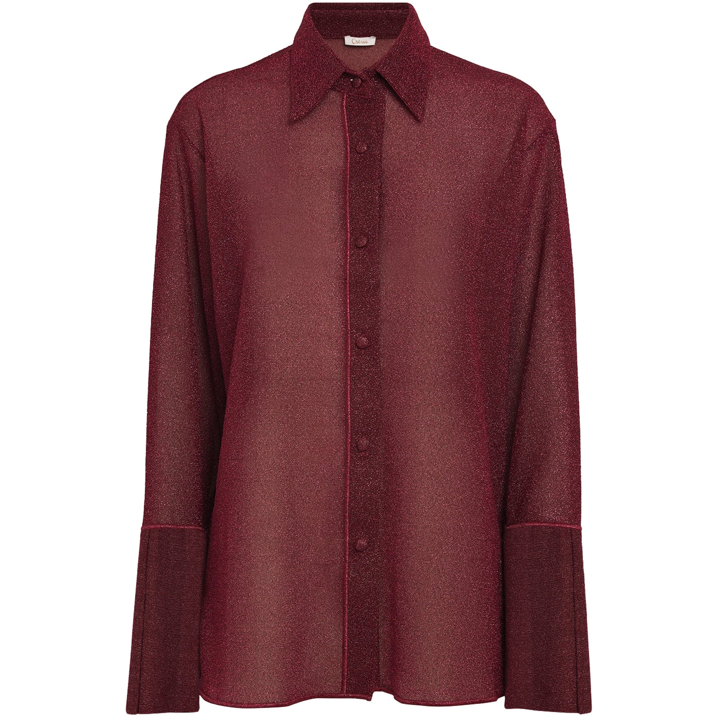 Oséree Burgundy Glazed Lumière Shirt
