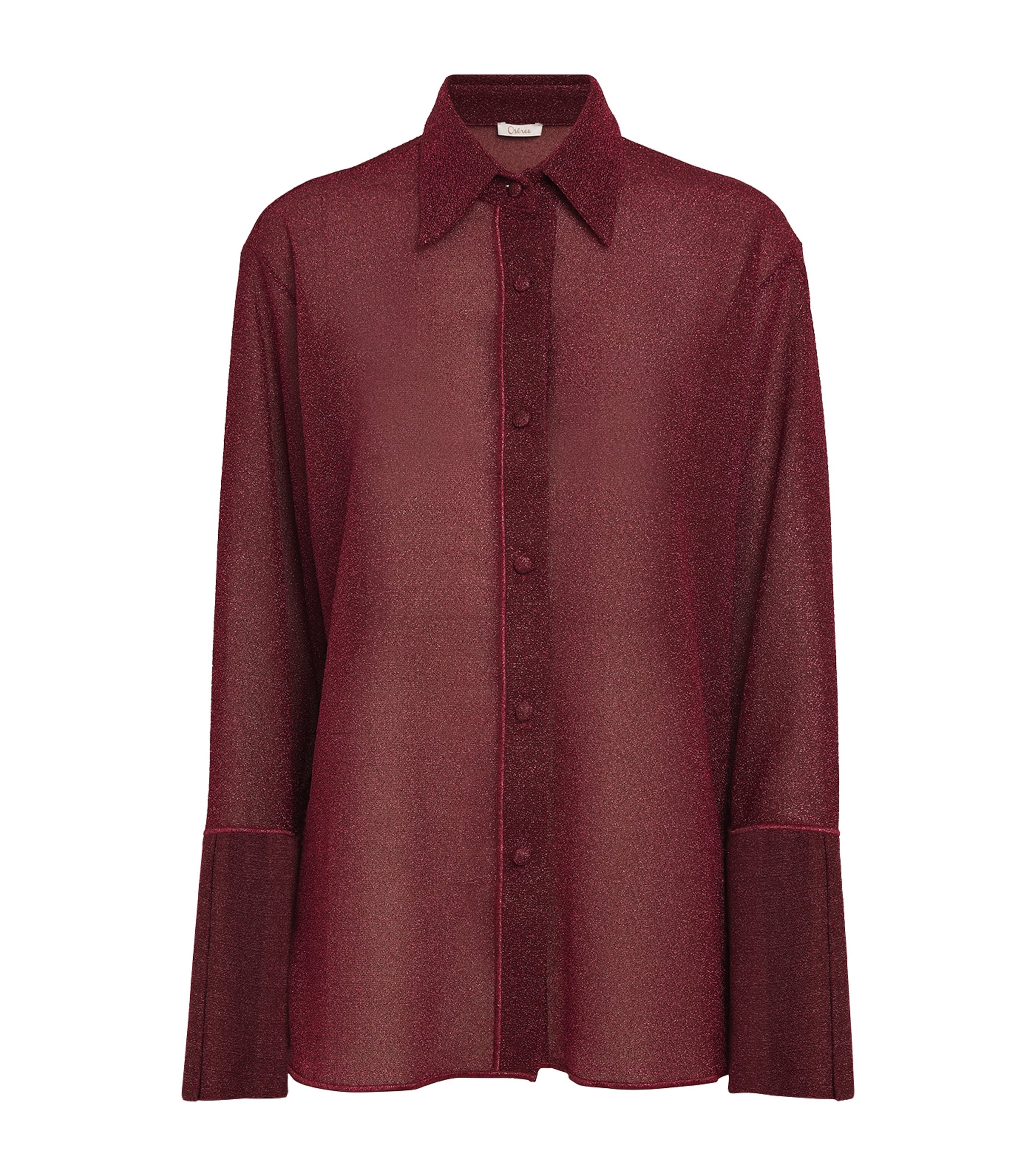 Oséree Burgundy Glazed Lumière Shirt