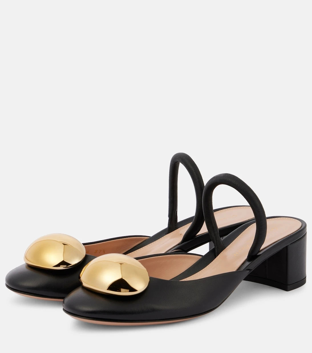 Gianvito Rossi - Sphera 45 leather pumps