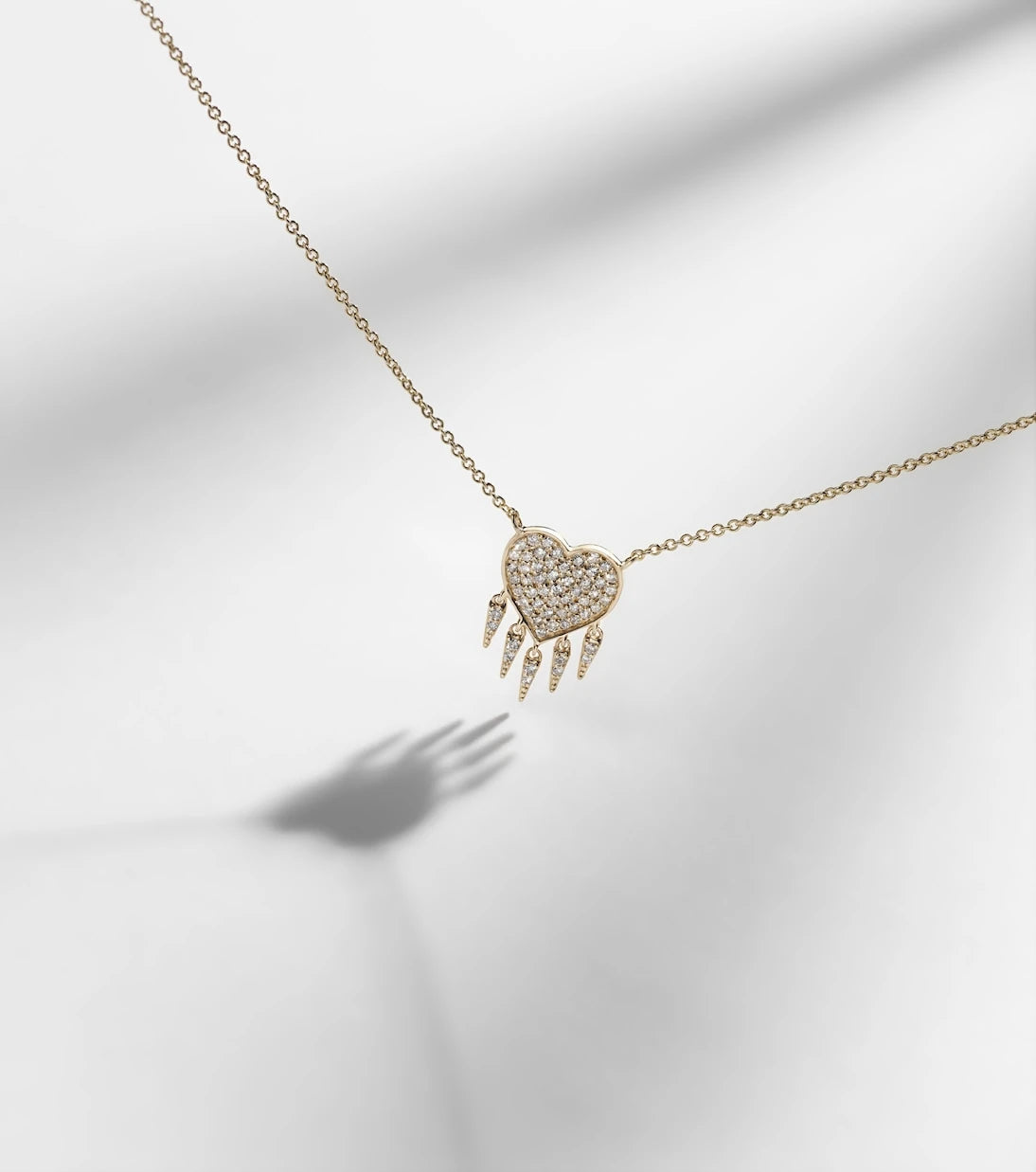 Sydney Evan - 14kt gold necklace with diamonds