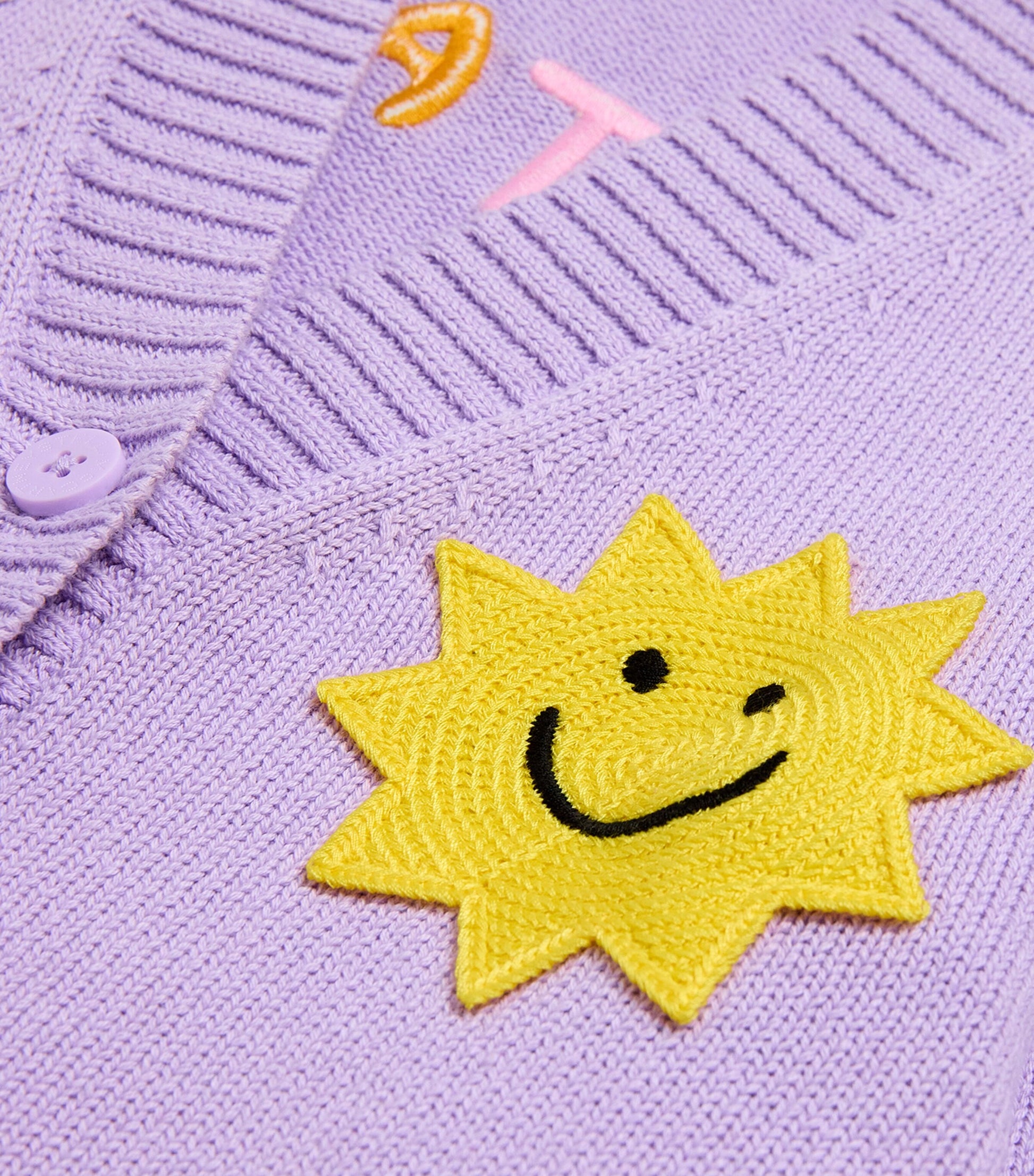 Stella McCartney Kids Cotton-Wool Appliqué Cardigan (3-14+ Years)