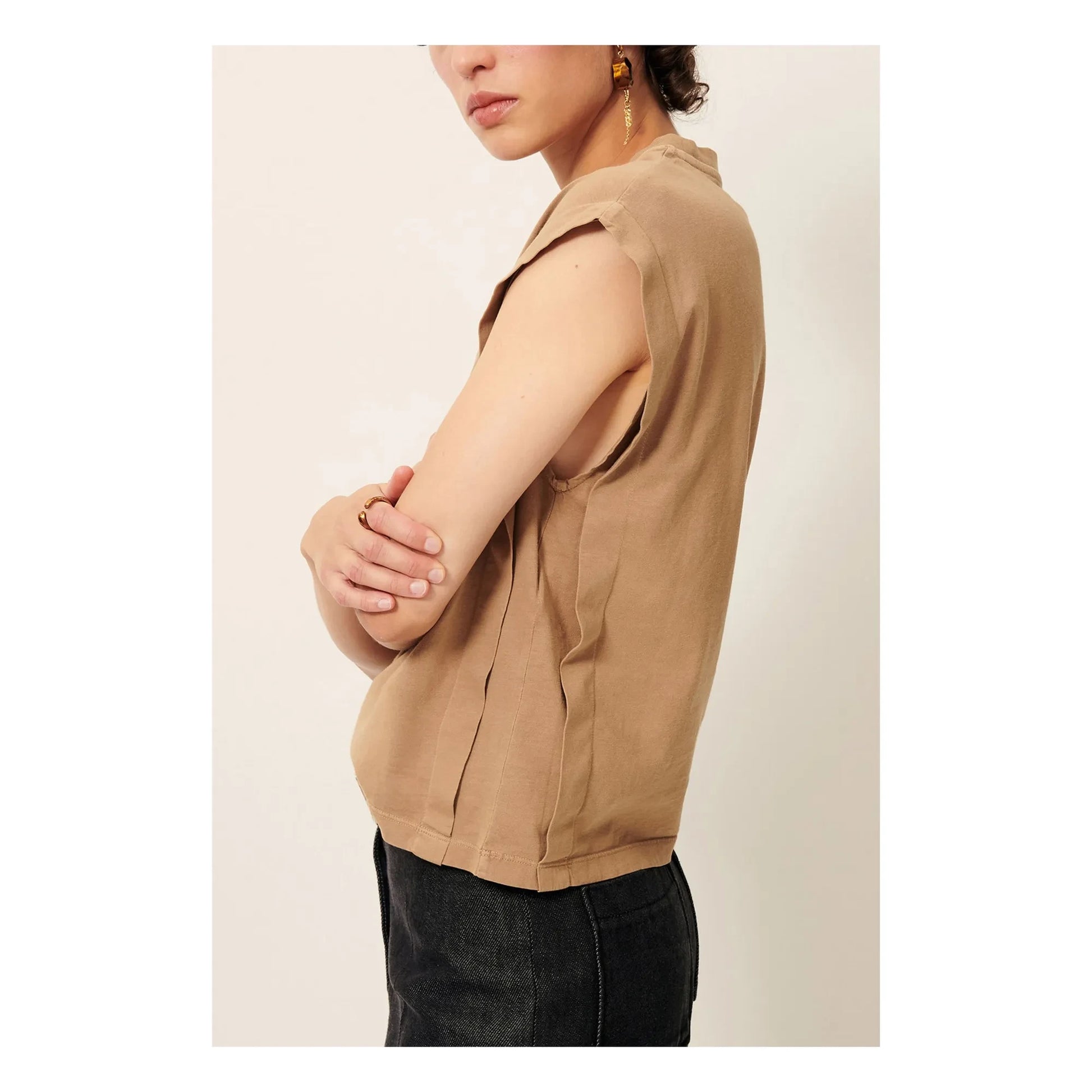 Sessùn - Orlando T-shirt | Camel