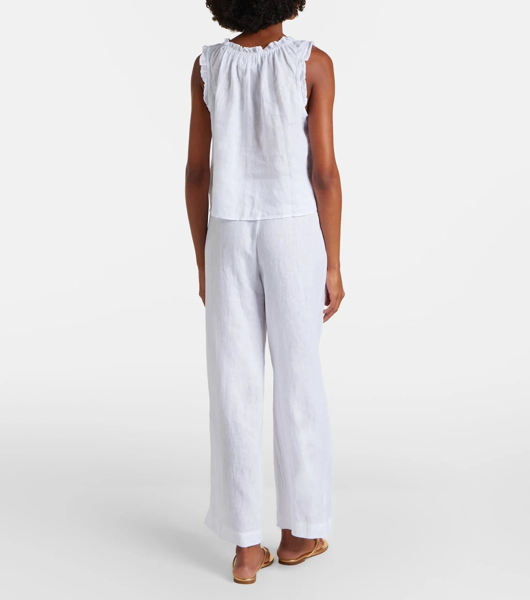Velvet - Stephanie linen wide-leg pants