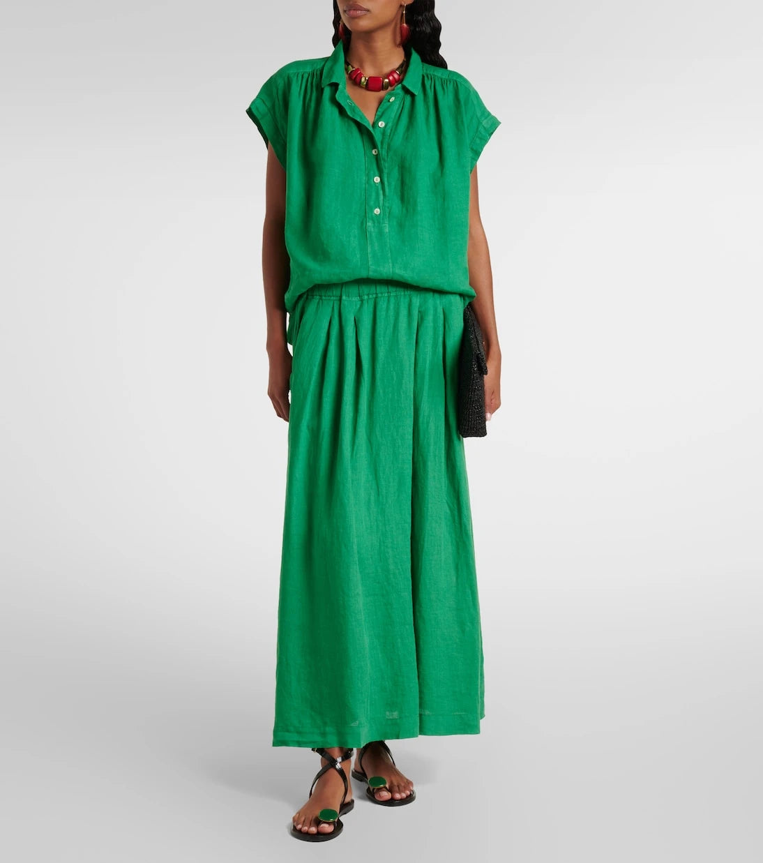 Velvet - Elowen linen top