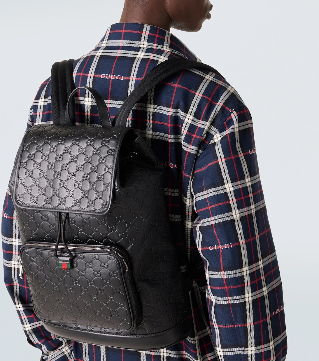 Gucci - GG Medium leather backpack
