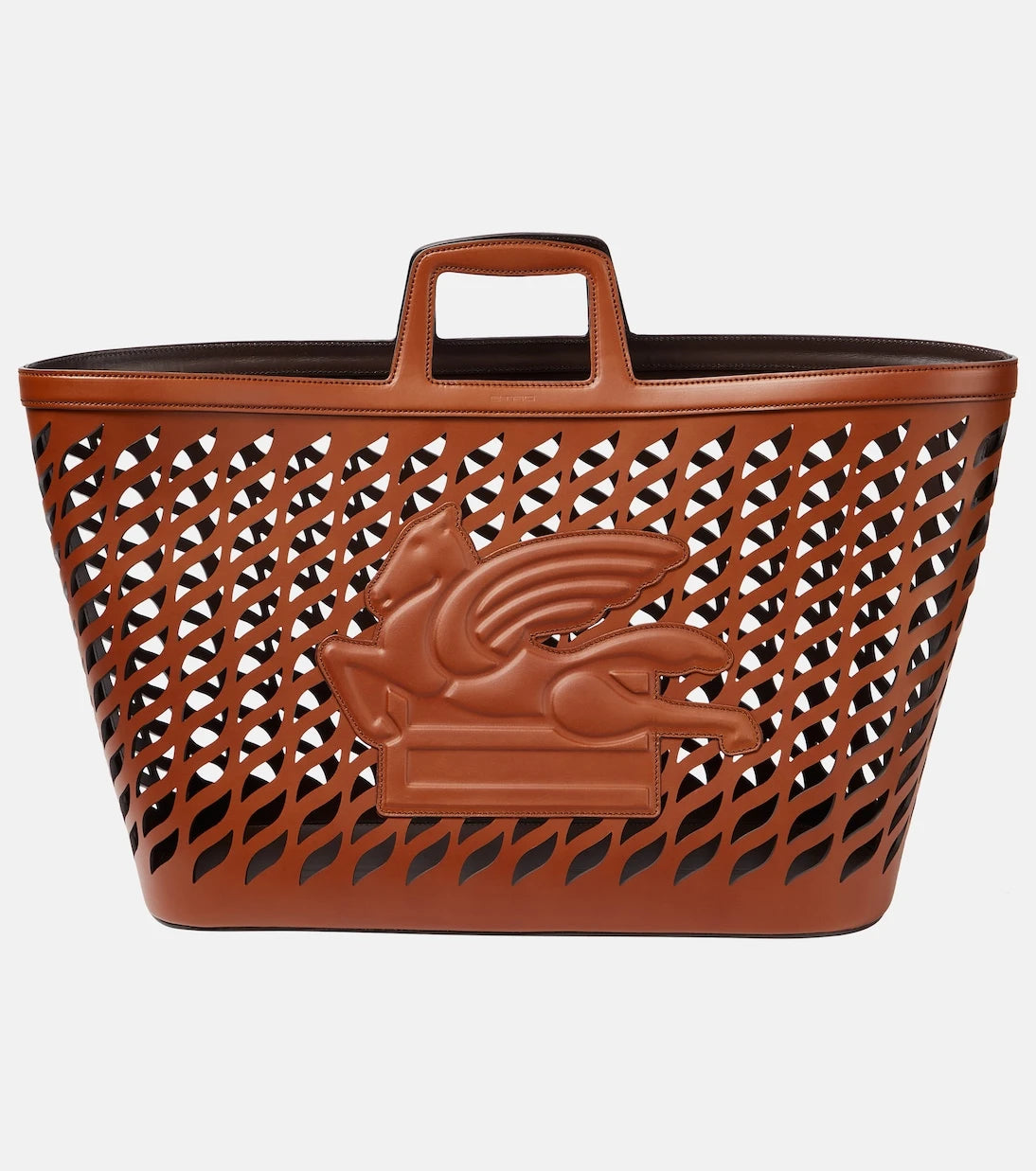 Etro - Pegaso leather blanket holder