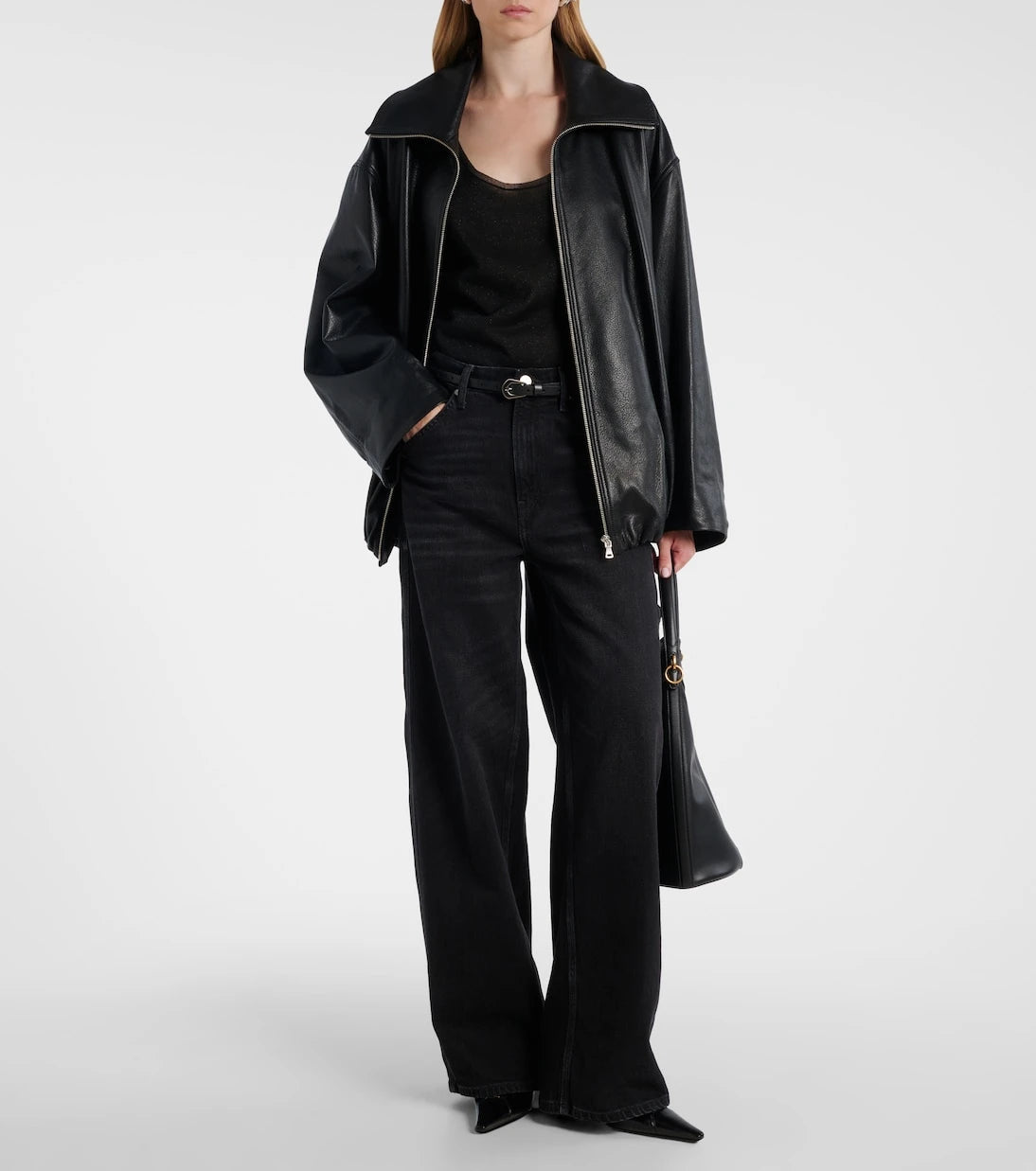 Nour Hammour - Elisse leather jacket