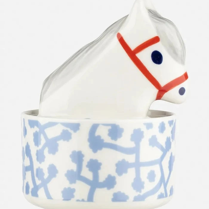 Marimekko taş seramik saklama kabı 14 x 17,5 cm