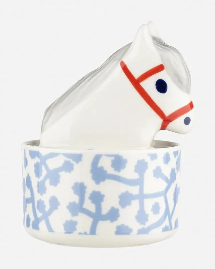 Marimekko taş seramik saklama kabı 14 x 17,5 cm