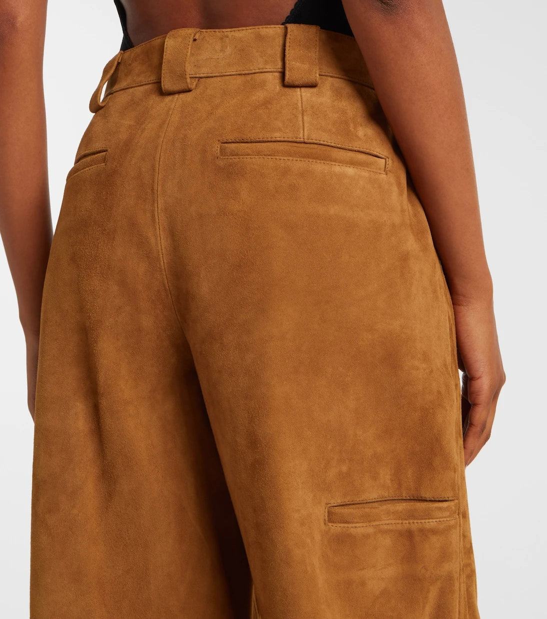 Tory Burch - Suede wide-leg pants