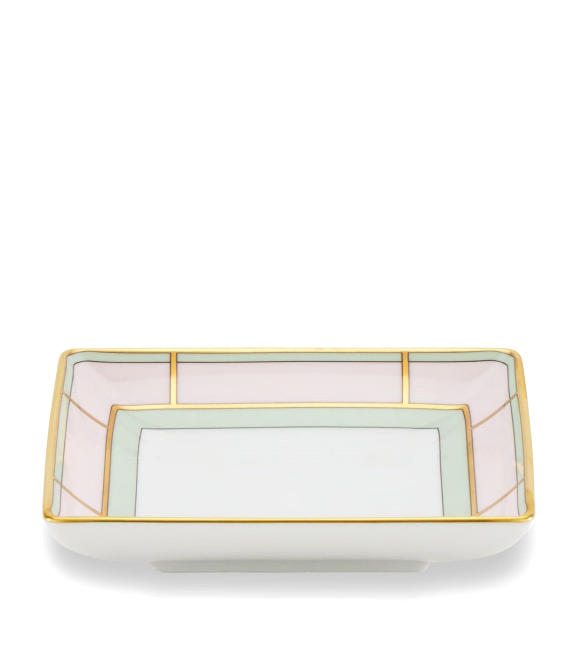 GINORI 1735 Porcelain Colonna Diva Square Change Tray (13.5cm)