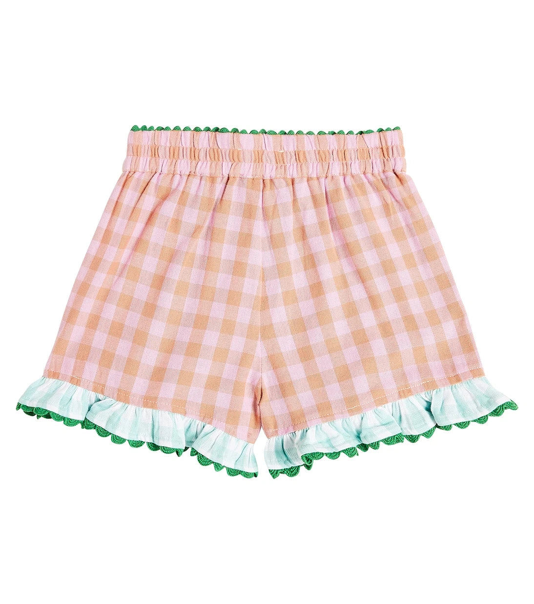 Stella McCartney Kids - شورت قطني كاروهات