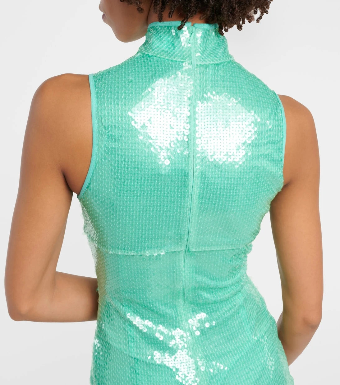 David Koma - Halterneck sequined gown