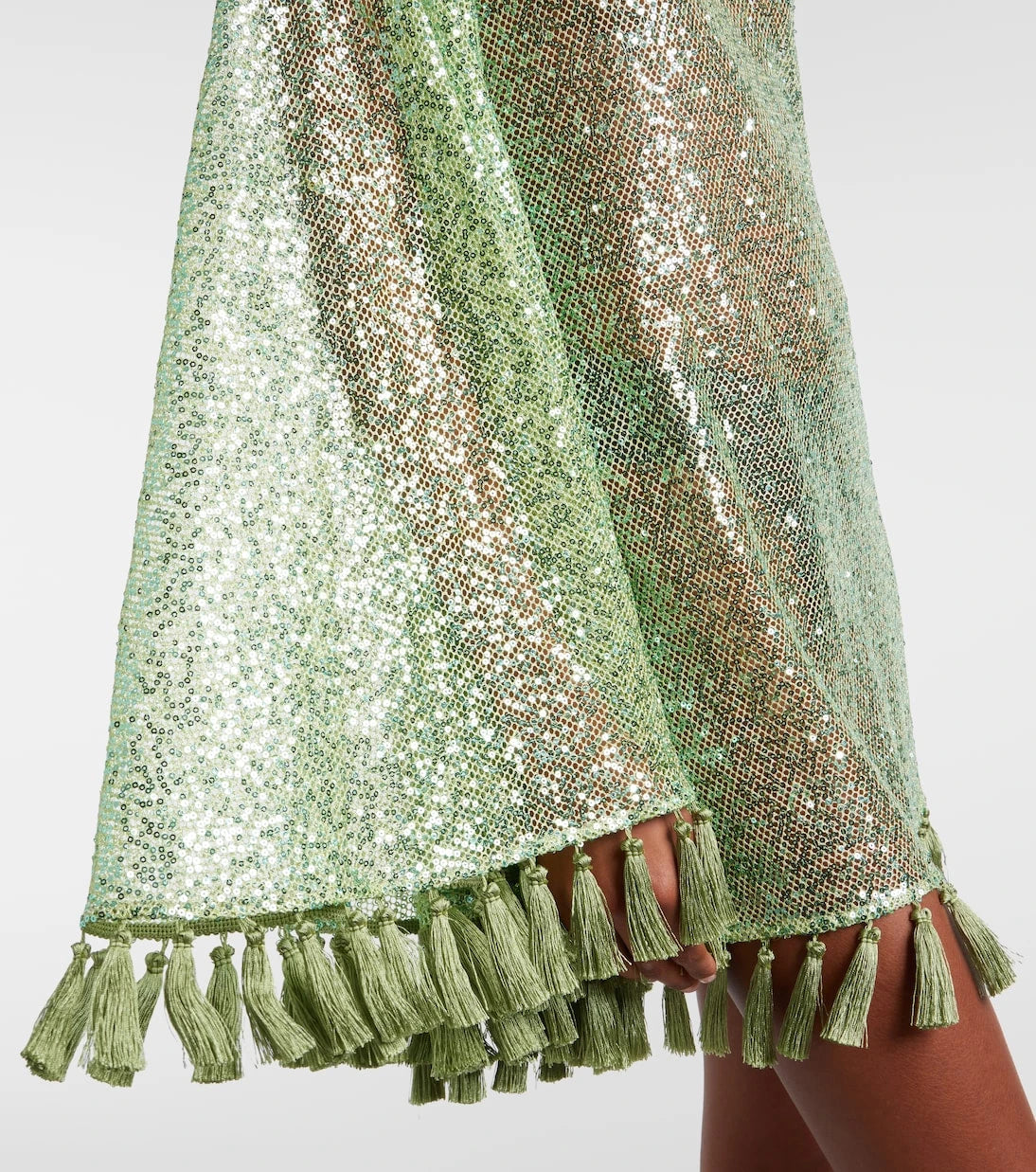 Taller Marmo - Es Trench one-shoulder sequined minidress