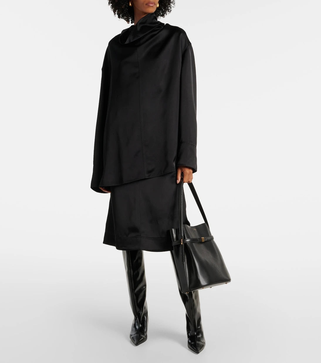 Toteme - Leather bucket bag